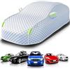 Generico Telo Copriauto Antigrandine per Ford Fiesta VI/VII/VIII Hatchback 2002-2023, Anti-UV, Polvere, Sporco, Caduta Delle Foglie, Vento e Graffi - Telo Auto Antigrandine (Argento)