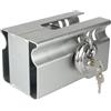 UNITRAILER Antifurto Rimorchio Trailer PRO-Box III Acciaio Zincato Blocco Universale per Giunto a Sfera, Serratura di Sicurezza con 2 Chiavi per Camper e Carrello