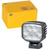 HELLA 1GA 996 388-031 LED-Faro da lavoro, Power Beam 1800, 24V, 1850lm, Montaggio, esterno/avvitato, arco di montaggio orientabile, Illuminazione a lungo raggio, Spina Spina DEUTSCH