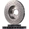 Brembo 2x BREMBO Disco freno Anteriore Ø295mm Altezza: 51mm Spessore: 28mm perforato/ventilazione interna 09.B344.4X Compatibilità con MERCEDES-BENZ Classe A W176 Classe B W246, W242 GLA X156 CLA Coupé C117