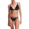Karl Lagerfeld Donna Ikon Thong Ikon KL All Over Print Black S