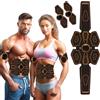 COODAY Elettrostimolatore Muscolare,Elettrostimolatore per Addominali con Pelle di Alta qualità,Elettrostimolatore con 8 modalità e 19 intensità,USB Ricaricabile