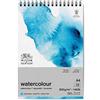 Winsor & Newton Carta per acquarello, Grana Fine, 300gr, Miscela Di Fibre di Cotone 25% e Cellulosa, Bianco Naturale,, Priva di Acidi, DIN A4, Blocco a Spirale, 12 Fogli