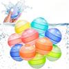 GoBene 12 PCS Gavettoni Riutilizzabili, Palloncini Acqua Riutilizzabili in Silicone, Gavettoni Acqua Autosigillanti, Bombe d'Acqua a Riempimento Rapido per Bambini e Adulti, Giochi da Esterno e Piscina