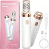 HBSFBH Rasoio elettrico donna e bikini 2 in 1, Bikini Trimmer Senza Fili, Rasoio Donna Inguine Impermeabile, Rasoio intimo donna 2 in 1, Rasoio per bikini da don-na 2-in-1, per viso, corpo, gamba