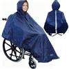 CXAFQ Poncho Impermeabile per Sedie a Rotelle,Mantella Antipioggia per Sedia a Rotelle,Standard per adulti,Mantellina antipioggia per sedia a rotelle,Sedia a rotelle Impermeabile Poncho
