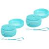 BESPORTBLE Spazzola Da Bagno in Silicone Portatile Per Doccia Con Porta Saponetta Integrato Design Maneggevole Per Pulizia Profonda E Massaggio Delicato Ideale Per Viaggi E Uso Quotidiano