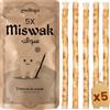 MODOGO® Siwak per Denti Naturale x5 - Spazzolino Ecologico per Pulizia e Sbiancamento Denti - Miswak Africano per Cura Naturale - Bastoncini di Araak per Igiene Orale - Alternativa Sostenibile