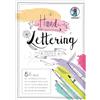 Ursus 2499 92 99 - Carta per handlettering "Structure", 54 fogli | DIN A5, cartoncino per biglietti da 220 g/m² in 27 colori, carta per il fai da te e la decorazione