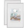 walther design New Lifestyle KV430SD - Cornice portafoto in plastica, 24 x 30 cm, confezione da 2 pezzi