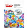 Siser Carta Adesiva Stampabile A4 - 10 fogli vinile OLOGRAFICA (holo) per stickers - carta adesiva waterproof compatibile con stampanti inkjet e plotter da taglio