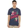 Star Wars The Mandalorian Grogu Christmas Joy To The Galaxy Unisex T Shirt, Navy T-Shirt Unisex - Adulto (Pacco da 1)