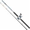DAM FP2 Boat Spinning Combo, Combo da Barca, 210 100-250 8000 0.45 Combo, Canna da Pesca in Fibra di Vetro, Mulinello da Traina con Impugnatura a Destra, 6-7 Piedi, Medium Heavy, Traina, Spigola