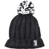 JUVE Cappello Ponpon con Interno in Cotone, Logo in Gomma Applicato, Misura Baby 0-24 Mesi. Prodotto Ufficiale Juventus 131410