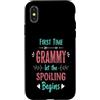 Proud Grandma First Time Grandmother Mim Custodia per iPhone X/XS Prima Volta Grammy Lasciate che il Spoiling Begin Orgoglioso Nonna