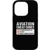 National Aviation Day Apparel Custodia per iPhone 14 Pro Codici cheat per l'aviazione