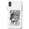 Grandio Design Archaeological Science Custodia per iPhone X/XS Archeologia Mitologia greca Centauro Coda di cavallo Archeologo
