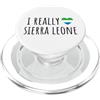Cute Funny Country Flag (Sierra Leone) Amo davvero la Sierra Leone PopSockets PopGrip per MagSafe
