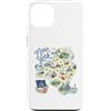 Happy Destiny Custodia per iPhone 13 New York NY, USA, Icone, Mappe