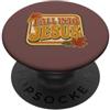 Retro Harvest Faith Co Fall Into Jesus Retro Cristiano Autunno Fede Foglia Design PopSockets PopGrip Adesivo