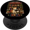 CatLovers1 Gatto I Have A Library Book Lover Reading Art Funny PopSockets PopGrip Adesivo
