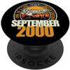 Jahrgang 2000 26. Geburtstag Awesome Grande da settembre 2000 26° compleanno frase 26 anni PopSockets PopGrip Adesivo