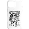 Grandio Design Archaeological Science Custodia per iPhone 16 Pro Max Archeologia Mitologia greca Centauro Coda di cavallo Archeologo