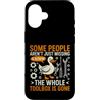 Engineer Retro Vintage Tool Humor Duck Custodia per iPhone 16 Sarcastico divertente dire che alcune persone sono solo scomparse