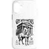 Grandio Design Archaeological Science Custodia per iPhone 16 Plus Archeologia Mitologia greca Centauro Coda di cavallo Archeologo