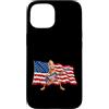250 Years USA Tung Sahur Tees and Gifts Custodia per iPhone 15 Brainrot 4th July US Flag America Tung Sahur Electric Guitar