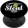 good girls steal home softball steal hom Le brave ragazze rubano a casa il softball PopSockets PopGrip Adesivo
