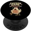 Chicken Game Don't Look at The Chicken F Gioco del pollo Don't Look at The Chicken Funny Chicken PopSockets PopGrip Adesivo
