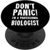 Biology & Life Science T-Shirts & Gifts Biologo PopSockets PopGrip Adesivo