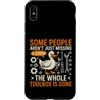 Engineer Retro Vintage Tool Humor Duck Custodia per iPhone XS Max Sarcastico divertente dire che alcune persone sono solo scomparse