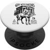 Grandio Design Archaeological Science Archeologia Mitologia greca Centauro Coda di cavallo Archeologo PopSockets PopGrip Adesivo