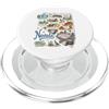 Happy Destiny Nevada, NV, Stati Uniti d'America, Mappa, Icone, Las Vegas, Lake Tahoe, Reno PopSockets PopGrip per MagSafe