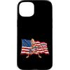 250 Years USA Tung Sahur Tees and Gifts Custodia per iPhone 15 Plus Brainrot 4th July US Flag America Tung Sahur Electric Guitar