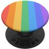 Elegant Geometric Vertical Lines Pattern Estetica estiva colorata a righe arcobaleno pastello carino PopSockets PopGrip Adesivo