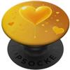 Yellow Aesthetics Gifts Giallo Miele Palloncino Cuore Amore San Valentino PopSockets PopGrip Adesivo