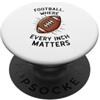 Fraxoweb Calcio dove ogni centimetro conta Giocatore di squadra sportiva PopSockets PopGrip Adesivo