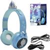 Lexibook, Frozen, Cuffie 2-in-1 wireless e cablate con tiara, suono di alta qualità limitato a 85 dB, effetti luminosi, pieghevoli, regolabili, ricaricabili, HPBT015FZ