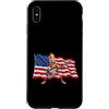 250 Years USA Tung Sahur Tees and Gifts Custodia per iPhone XS Max Brainrot 4th July US Flag America Tung Sahur Electric Guitar