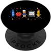 Back to School Men Women Kids Tees and G Back to School Supplies Cute Crayon Apple Pencil Teacher Kid PopSockets PopGrip Adesivo