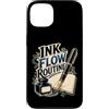 Jimbeels Custodia per iPhone 13 INK FLOW ROUTINE Stilografica Taccuino Scrittura