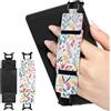 MoKo 2P Cinturino per 6-8 Kindle eReaders Tablets, Nero+Fiore