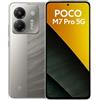 XIAOMI POCO M7 Pro 5G Smartphone, 12+512GB, Argento, fotocamera Sony da 50MP con OIS, batteria da 5110mAh, ricarica turbo da 45W, display AMOLED a 120Hz con protezione occhi (Alimentatore non incluso)