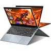 MOGIKK Portatile PC Touchscreen 2 in 1 CPU Ryzen R3-3200U (fino a 3,5 GHz) 15,6 Pollici Notebook Da Gioco 16GB RAM 1TB SSD 360° Rotation Touchscreen FHD IPS Laptop Tastiera Retroilluminata RJ45 WIFI5 HDMI