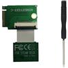 suckoo Per dispositivi portatili LCD Steam Deck M.2 NVMe PCIe 3.0 SSD Extension Card Adapter Cavo FPC, Scheda madre desktop 2280 Sostituzione 2230 SSD Adapter Converter Board, PCIe 3.0 Scheda di