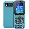 uleway 4G Telefono Cellulare per Anziani, Cellulari Anziani con Tasti Grandi, Supporto SIM Doppio, LCD da 1,77 pollici, Chiamata Rapida, Volume Alto, Torcia, Ricarica USB-C