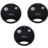 carcasaschulas Nice Smilo SM2 - Telecomando originale a 2 pulsanti, 433,92 MHz, codice Rolling Code, telecomando per cancelli